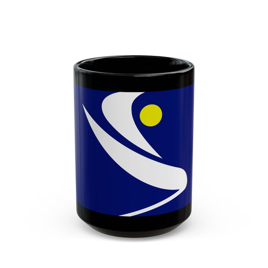 Flag of the Algerian Rally for Culture and Democracy - Black Coffee Mug-15oz-The Sticker Space