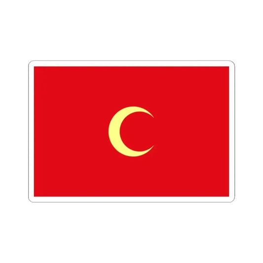 Flag of the Algiers Regency 1541 (Algeria) STICKER Vinyl Kiss-Cut Decal 2 Inch White - The Sticker Space