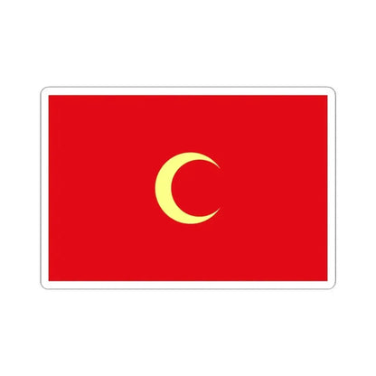 Flag of the Algiers Regency 1541 (Algeria) STICKER Vinyl Kiss-Cut Decal 4 Inch White - The Sticker Space