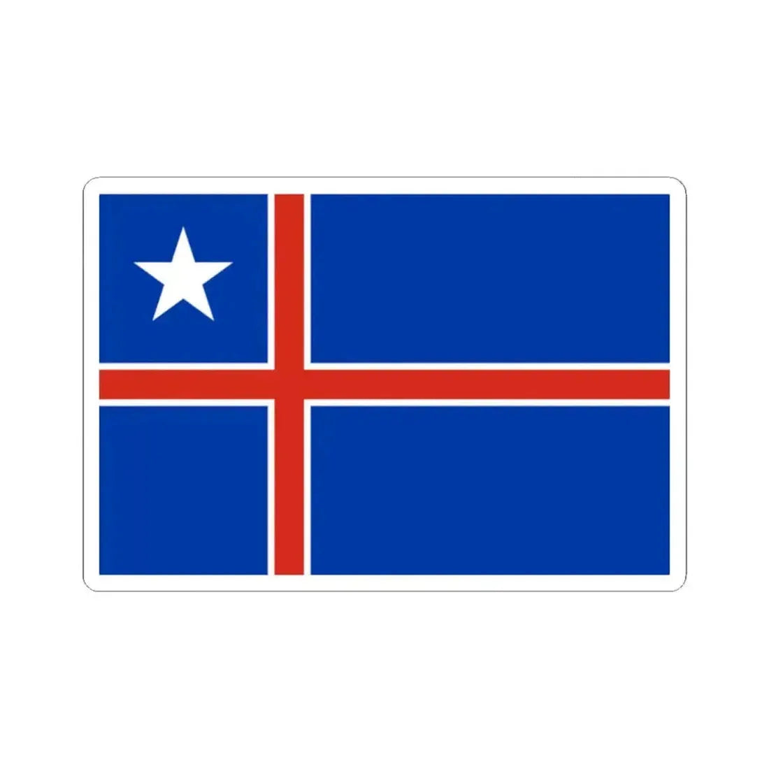 Flag of the Ambassador of Chile (Chile) STICKER Vinyl Kiss-Cut Decal 2 Inch White - The Sticker Space