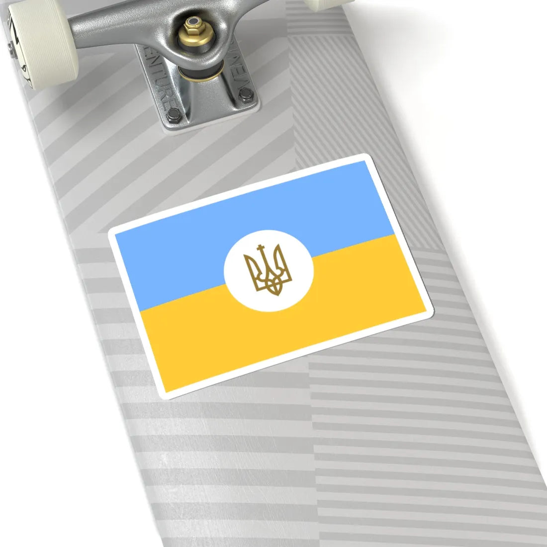 Flag of the Ambassador of Ukraine 1918 (Ukraine) STICKER Vinyl Kiss-Cut Decal - The Sticker Space
