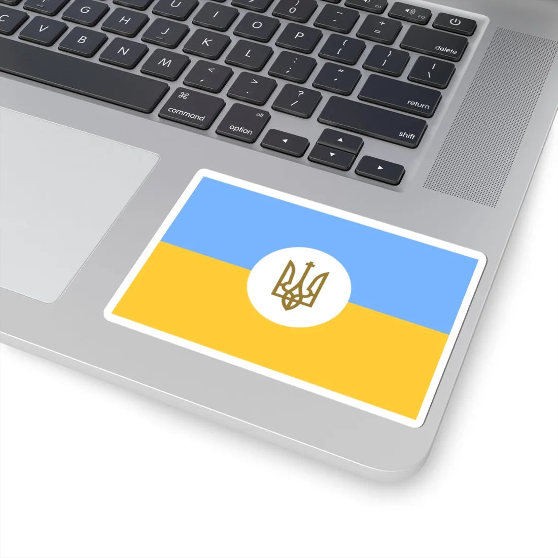 Flag of the Ambassador of Ukraine 1918 (Ukraine) STICKER Vinyl Kiss-Cut Decal - The Sticker Space