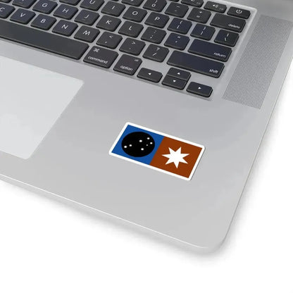 Flag of the Anangu Traditional Owners (Australia) STICKER Vinyl Kiss-Cut Decal - The Sticker Space