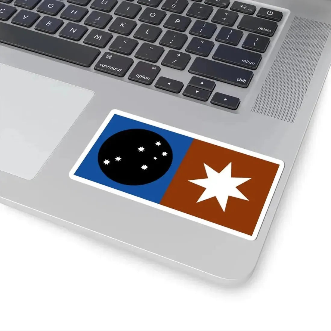 Flag of the Anangu Traditional Owners (Australia) STICKER Vinyl Kiss-Cut Decal - The Sticker Space