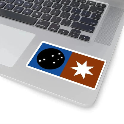 Flag of the Anangu Traditional Owners (Australia) STICKER Vinyl Kiss-Cut Decal - The Sticker Space