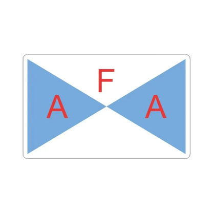 Flag of the Argentine Agrarian Federation AFA (Argentina) STICKER Vinyl Kiss-Cut Decal 3 Inch White - The Sticker Space