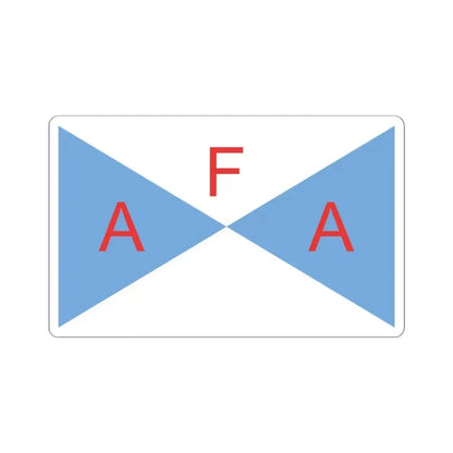 Flag of the Argentine Agrarian Federation AFA (Argentina) STICKER Vinyl Kiss-Cut Decal 4 Inch White - The Sticker Space