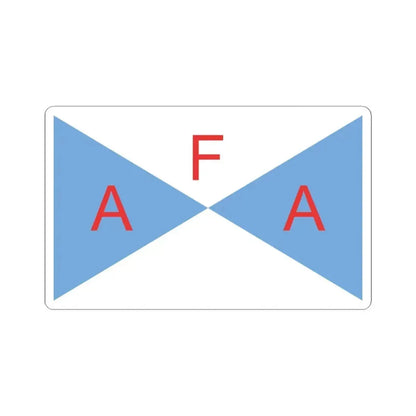 Flag of the Argentine Agrarian Federation AFA (Argentina) STICKER Vinyl Kiss-Cut Decal 6 Inch White - The Sticker Space