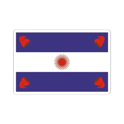 Flag of the Argentine Confederation (Argentina) STICKER Vinyl Kiss-Cut Decal 2 Inch White - The Sticker Space