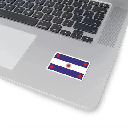 Flag of the Argentine Confederation (Argentina) STICKER Vinyl Kiss-Cut Decal - The Sticker Space