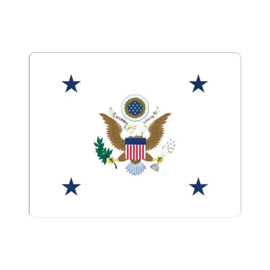 Flag of the Assistant Secretary of the Army (United States) STICKER Vinyl Kiss-Cut Decal 2 Inch White - The Sticker Space