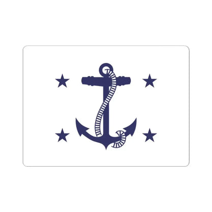 Flag of the Assistant Secretary of the Navy (United States) STICKER Vinyl Kiss-Cut Decal 2 Inch White - The Sticker Space