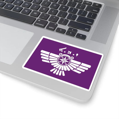 Flag of the Assyrian Democratic Movement (Iraq) STICKER Vinyl Kiss-Cut Decal - The Sticker Space