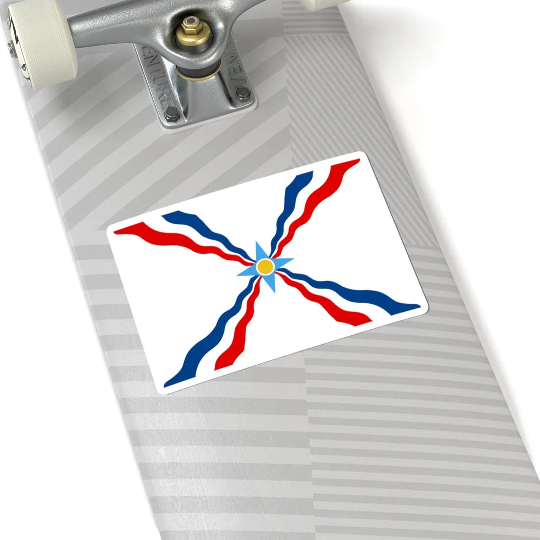 Flag of the Assyrians no Assur (Iraq) STICKER Vinyl Kiss-Cut Decal - The Sticker Space