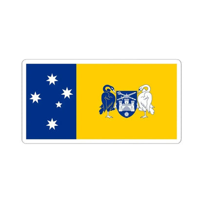 Flag of the Australian Capital Territory (Australia) STICKER Vinyl Kiss-Cut Decal 4 Inch White - The Sticker Space