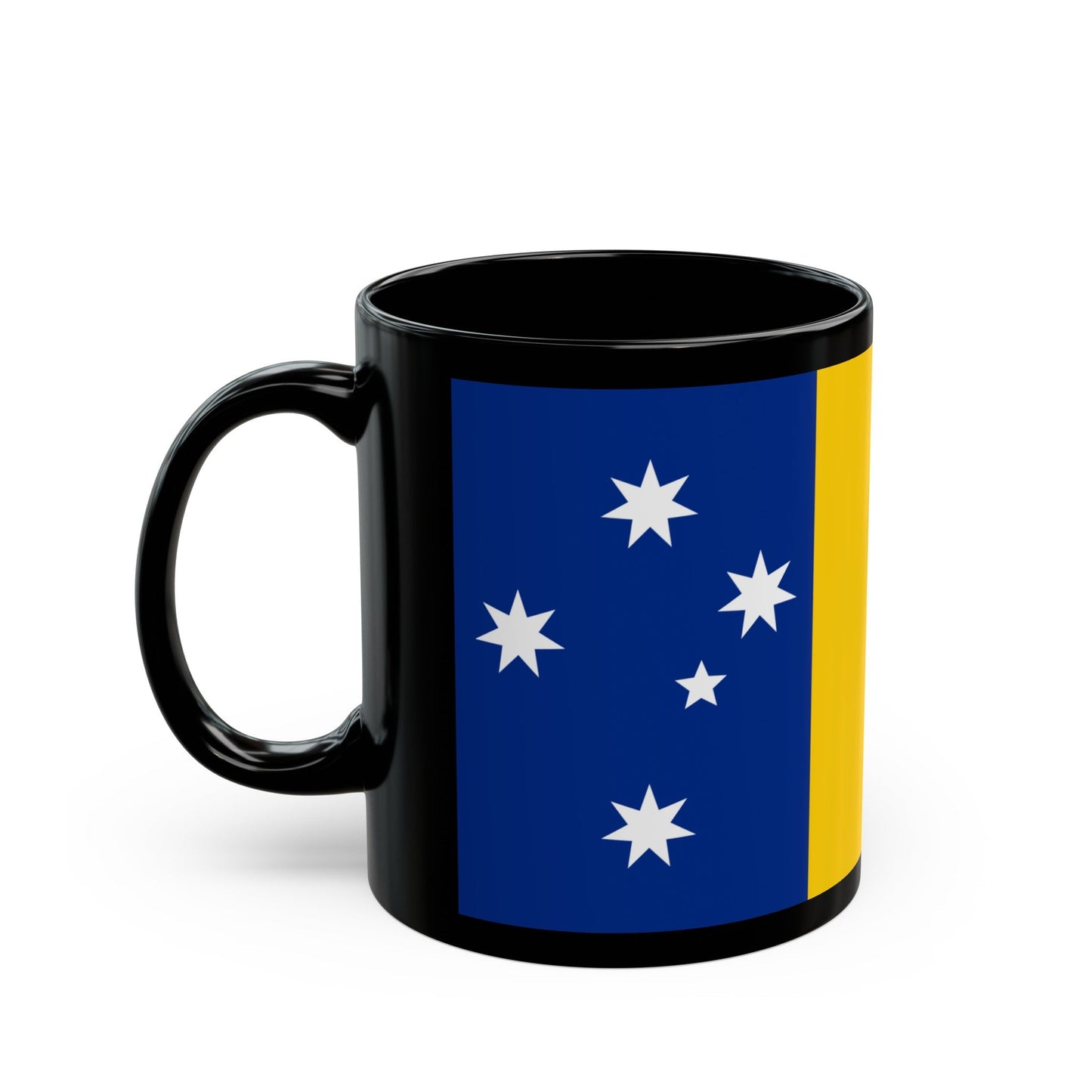 Flag of the Australian Capital Territory - Black Coffee Mug-The Sticker Space