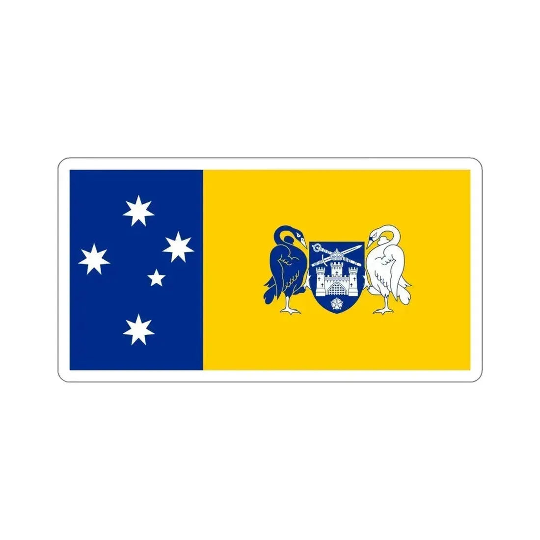 Flag of the Australian Capital Territory STICKER Vinyl Die-Cut Decal 6 Inch - The Sticker Space
