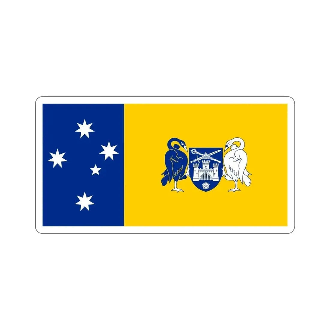 Flag of the Australian Capital Territory STICKER Vinyl Die-Cut Decal - The Sticker Space