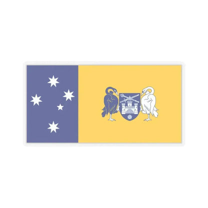 Flag of the Australian Capital Territory - STICKER Vinyl Kiss-Cut Decal 3 Inch Transparent - The Sticker Space