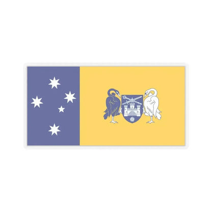 Flag of the Australian Capital Territory - STICKER Vinyl Kiss-Cut Decal 4 Inch Transparent - The Sticker Space