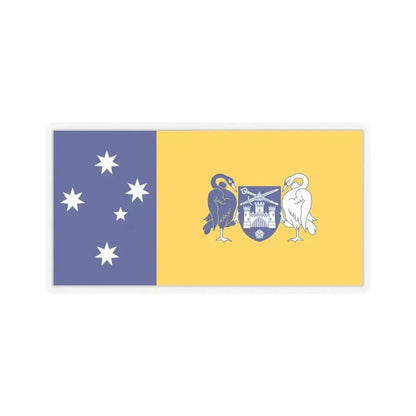Flag of the Australian Capital Territory - STICKER Vinyl Kiss-Cut Decal 6 Inch Transparent - The Sticker Space