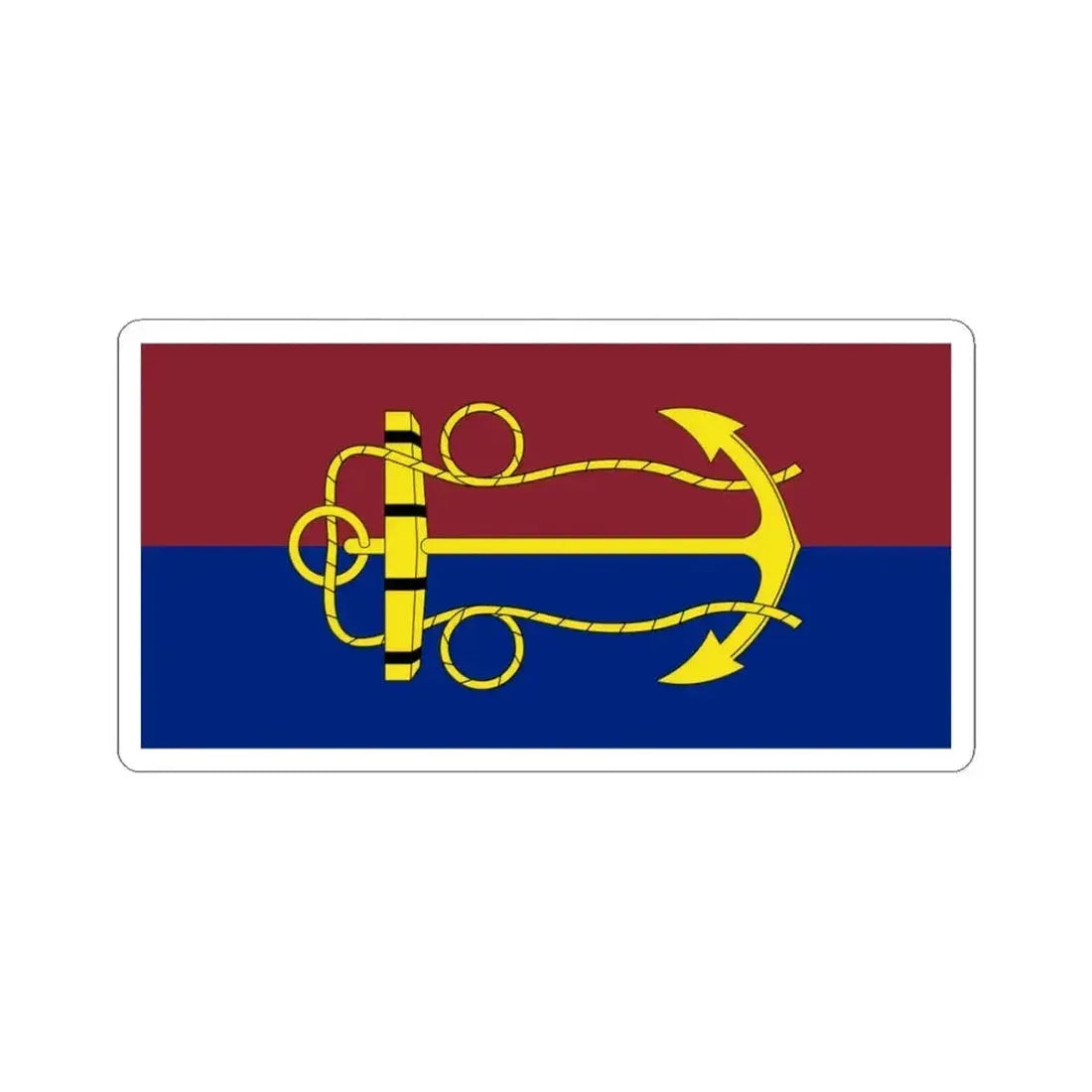 Flag of the Australian Navy Board (Australia) STICKER Vinyl Kiss-Cut Decal 3 Inch White - The Sticker Space
