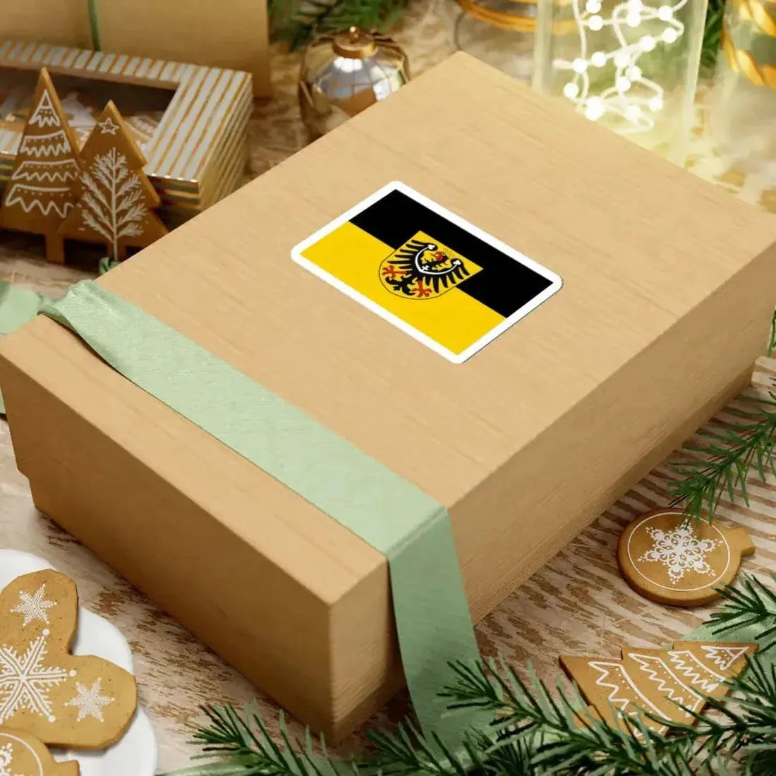 Flag of the Austrian Silesia (Austria) STICKER Vinyl Kiss-Cut Decal - The Sticker Space