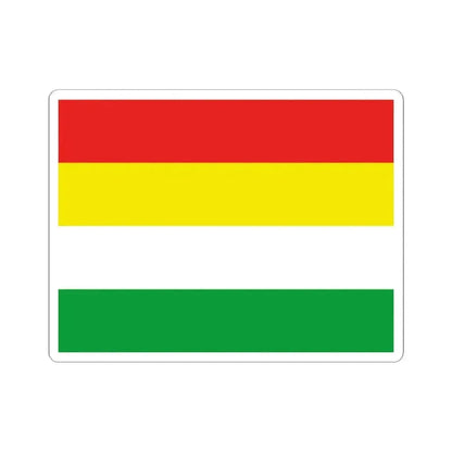 Flag of the Awa People (Colombia) STICKER Vinyl Kiss-Cut Decal 2 Inch White - The Sticker Space