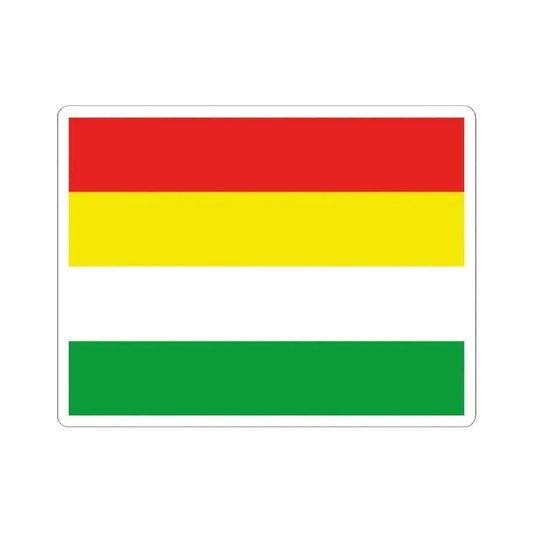 Flag of the Awa People (Colombia) STICKER Vinyl Kiss-Cut Decal 2 Inch White - The Sticker Space