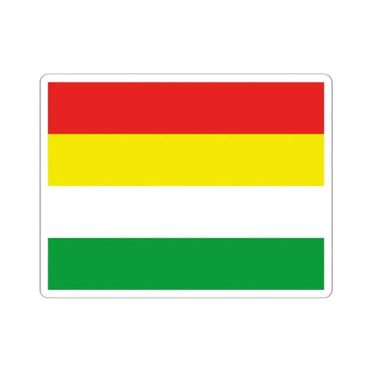 Flag of the Awa People (Colombia) STICKER Vinyl Kiss-Cut Decal 6 Inch White - The Sticker Space