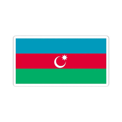 Flag of the Azerbaijan Democratic Republic 1918-1920 variant 2 (Azerbaijan) STICKER Vinyl Kiss-Cut Decal 2 Inch White - The Sticker Space