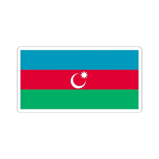 Flag of the Azerbaijan Democratic Republic 1918-1920 variant 2 (Azerbaijan) STICKER Vinyl Kiss-Cut Decal 2 Inch White - The Sticker Space