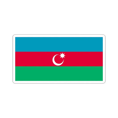 Flag of the Azerbaijan Democratic Republic 1918-1920 variant 2 (Azerbaijan) STICKER Vinyl Kiss-Cut Decal 6 Inch White - The Sticker Space