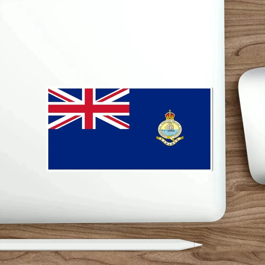 Flag of the Bahamas (1923–1953) STICKER Vinyl Die-Cut Decal - The Sticker Space
