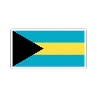 Flag of the Bahamas 1973-2006 (Bahamas) STICKER Vinyl Kiss-Cut Decal 2 Inch White - The Sticker Space