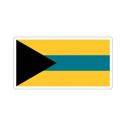 Flag of the Bahamas (1973 Proposal) STICKER Vinyl Die-Cut Decal-4 Inch-The Sticker Space