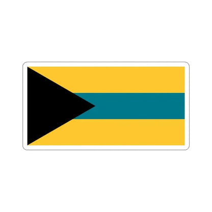 Flag of the Bahamas (1973 Proposal) STICKER Vinyl Die-Cut Decal 4 Inch - The Sticker Space