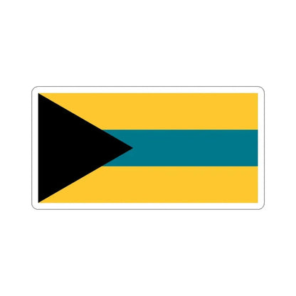 Flag of the Bahamas (1973 Proposal) STICKER Vinyl Die-Cut Decal 4 Inch - The Sticker Space
