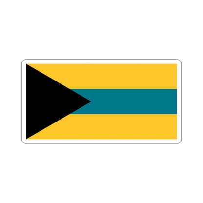 Flag of the Bahamas (1973 Proposal) STICKER Vinyl Die-Cut Decal-5 Inch-The Sticker Space