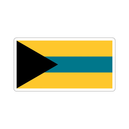 Flag of the Bahamas (1973 Proposal) STICKER Vinyl Die-Cut Decal-6 Inch-The Sticker Space