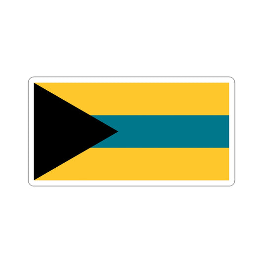 Flag of the Bahamas (1973 Proposal) STICKER Vinyl Die-Cut Decal-6 Inch-The Sticker Space