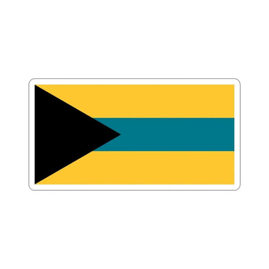Flag of the Bahamas (1973 Proposal) STICKER Vinyl Die-Cut Decal 6 Inch - The Sticker Space