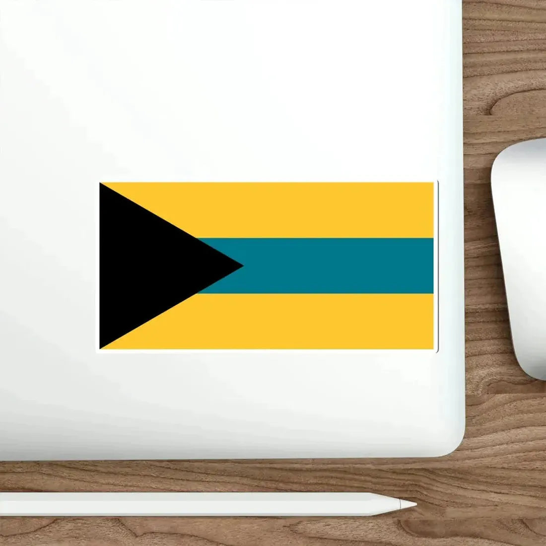 Flag of the Bahamas (1973 Proposal) STICKER Vinyl Die-Cut Decal - The Sticker Space