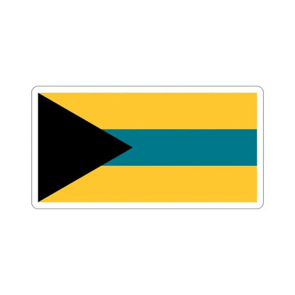 Flag of the Bahamas (1973 Proposal) STICKER Vinyl Die-Cut Decal - The Sticker Space