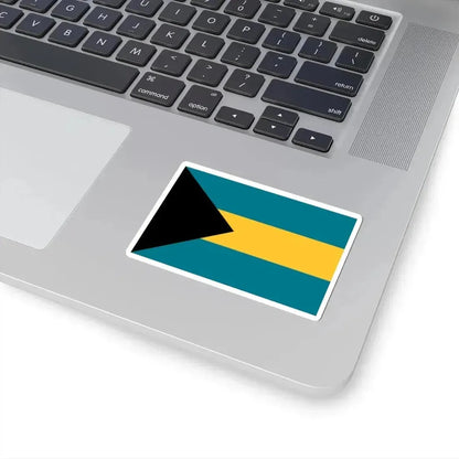 Flag of the Bahamas 3-2 (Bahamas) STICKER Vinyl Kiss-Cut Decal - The Sticker Space