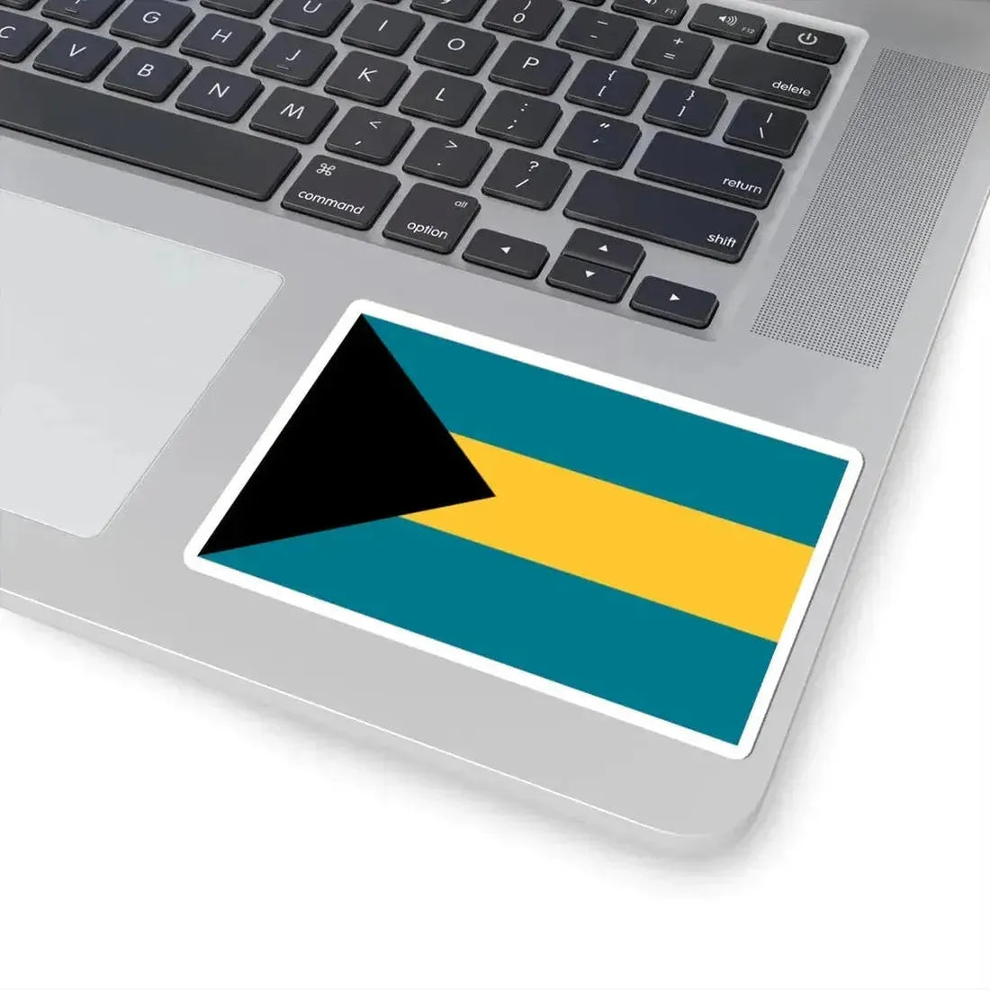 Flag of the Bahamas 3-2 (Bahamas) STICKER Vinyl Kiss-Cut Decal - The Sticker Space