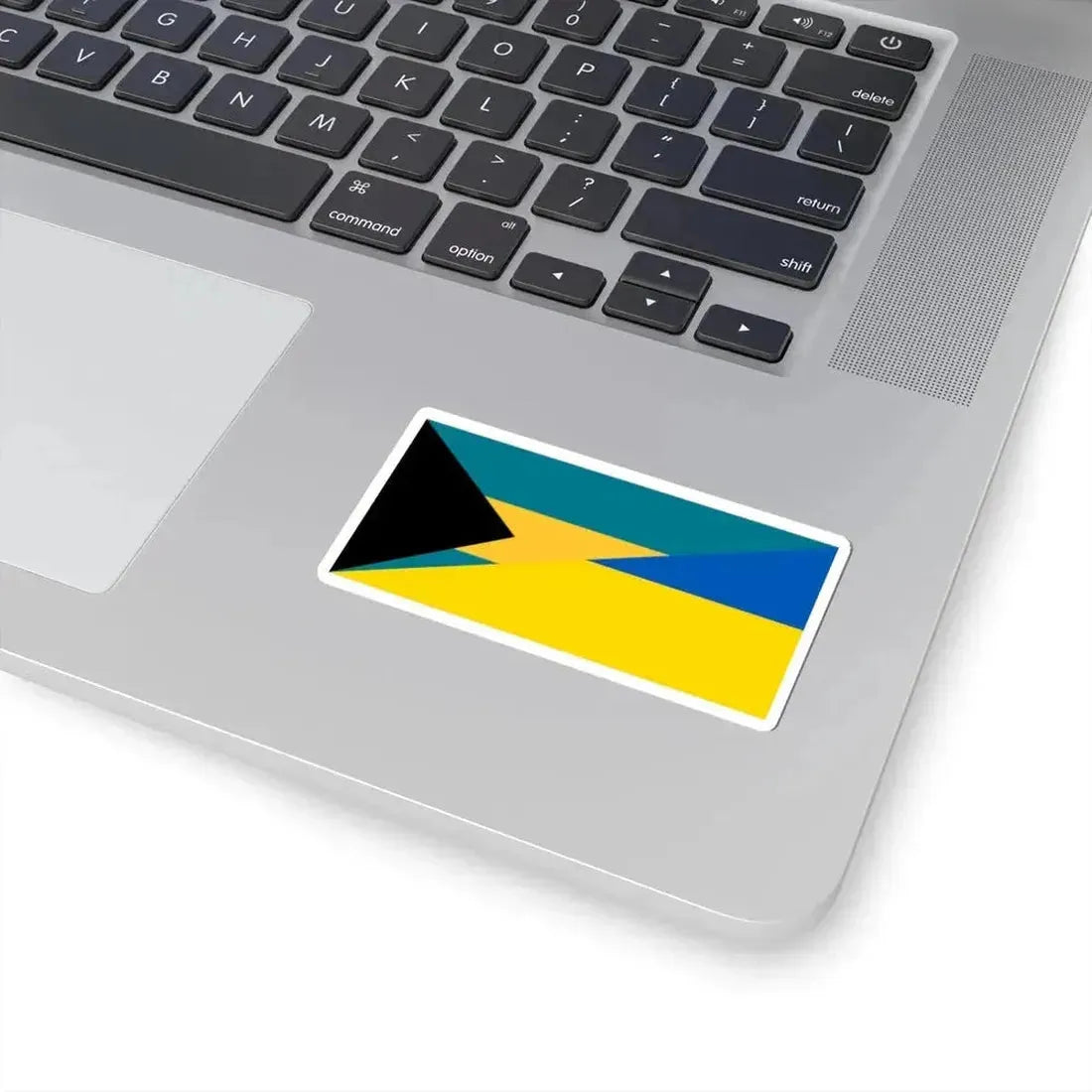 Flag of the Bahamas and Ukraine (Bahamas) STICKER Vinyl Kiss-Cut Decal - The Sticker Space
