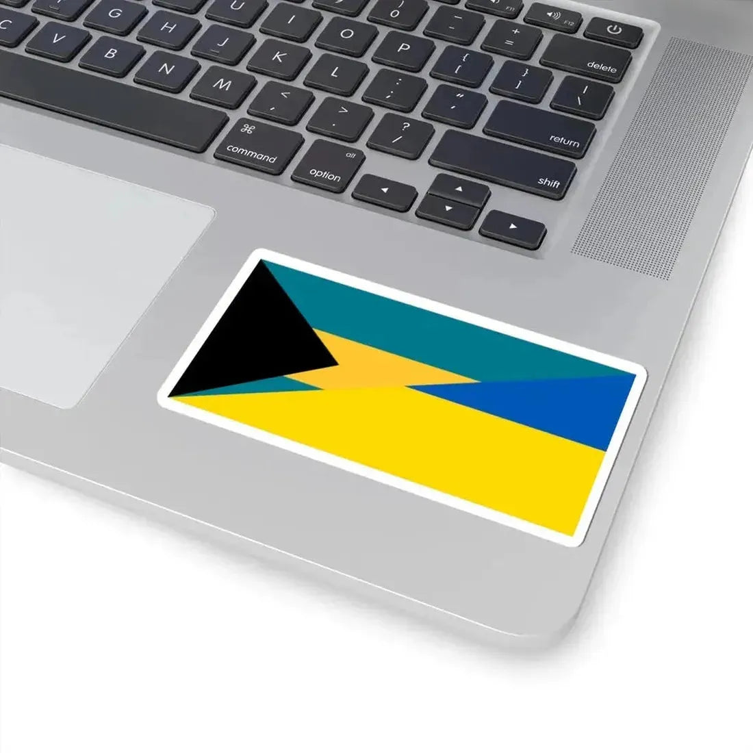 Flag of the Bahamas and Ukraine (Bahamas) STICKER Vinyl Kiss-Cut Decal - The Sticker Space
