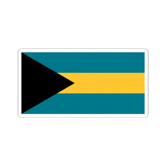 Flag of the Bahamas (Bahamas) STICKER Vinyl Kiss-Cut Decal 2 Inch White - The Sticker Space