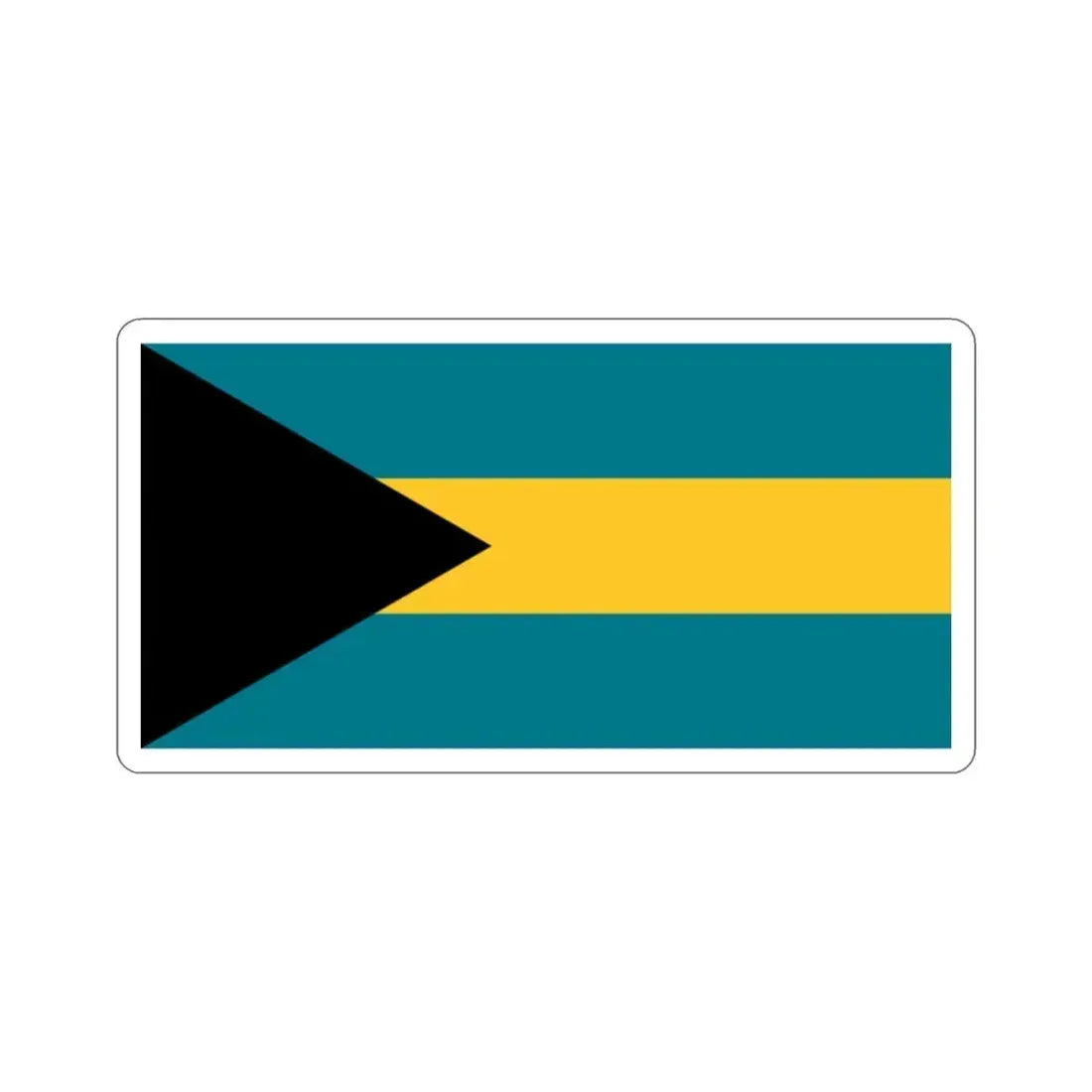 Flag of the Bahamas STICKER Vinyl Die-Cut Decal 2 Inch - The Sticker Space